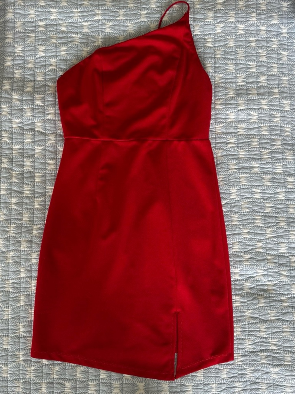 Princess Polly Scarlet One-Shoulder Mini Dress
